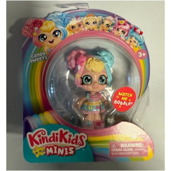 Kindi Kids Minis Candy Sweets Mini Bobblehead Doll - Picture 1 of 3